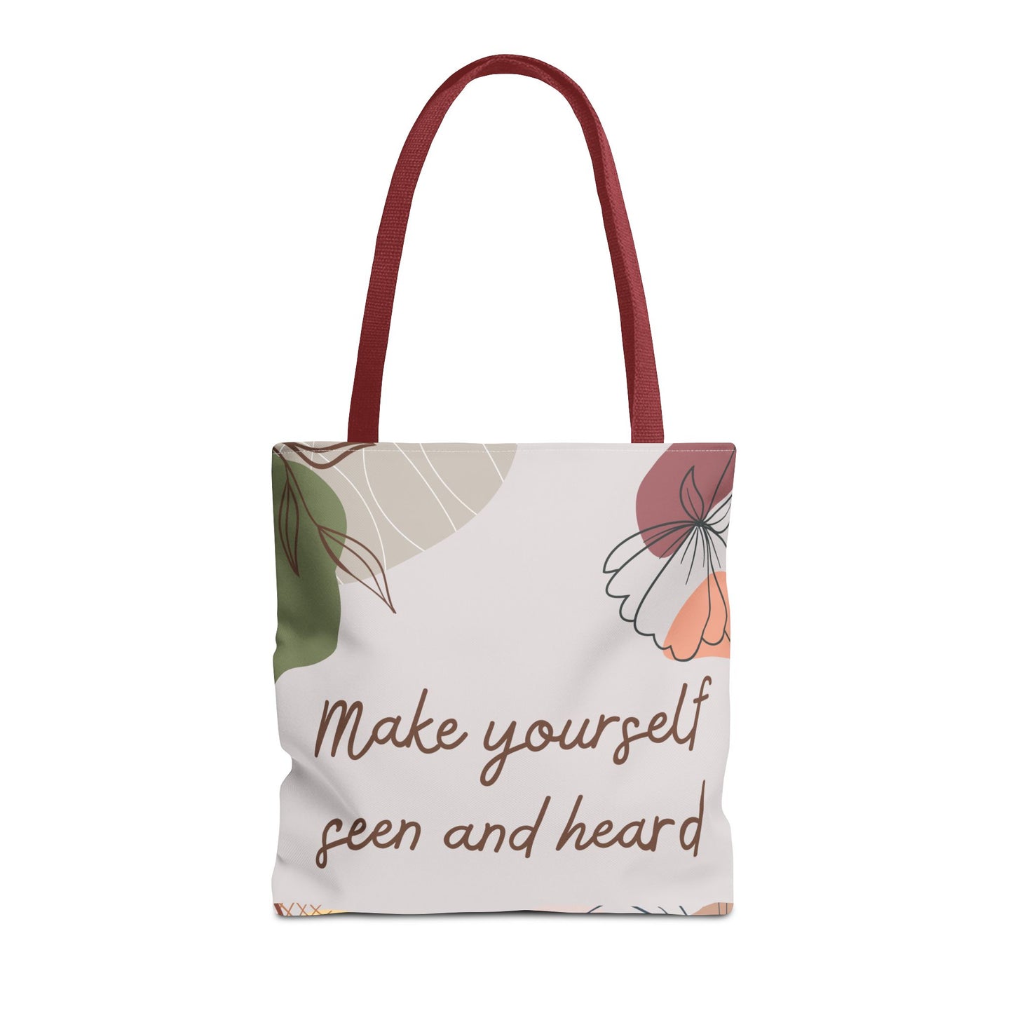 Minimalist Botanical Tote Bag