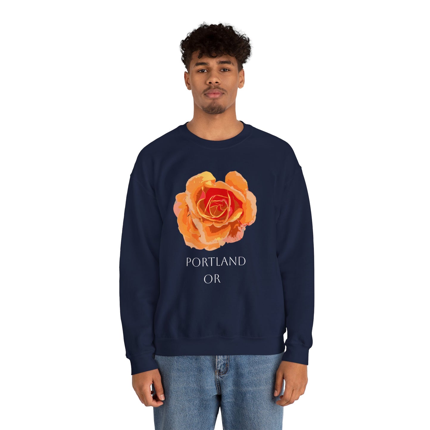 Portland Oregon Rose City Sweatshirt - Crewneck