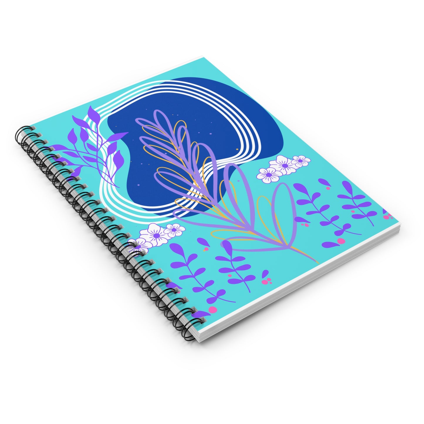 Spiral Notebook - Nature Inspired Abstract Digital Art