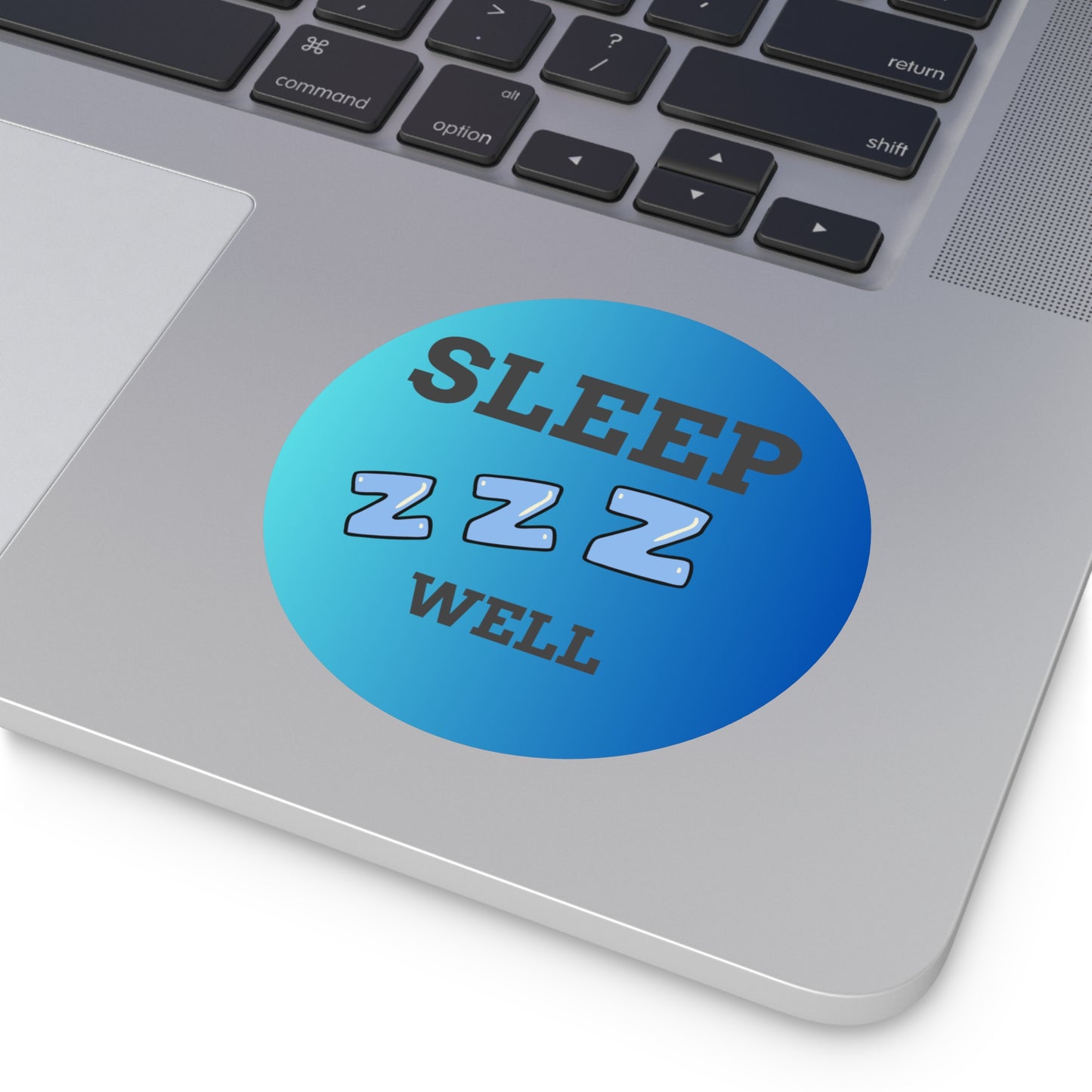 Sleep Well Round Vinyl Stickers, Relaxation Decor, Bedroom Essentials, Gift for Sleep Lovers, Dorm Room Accessories