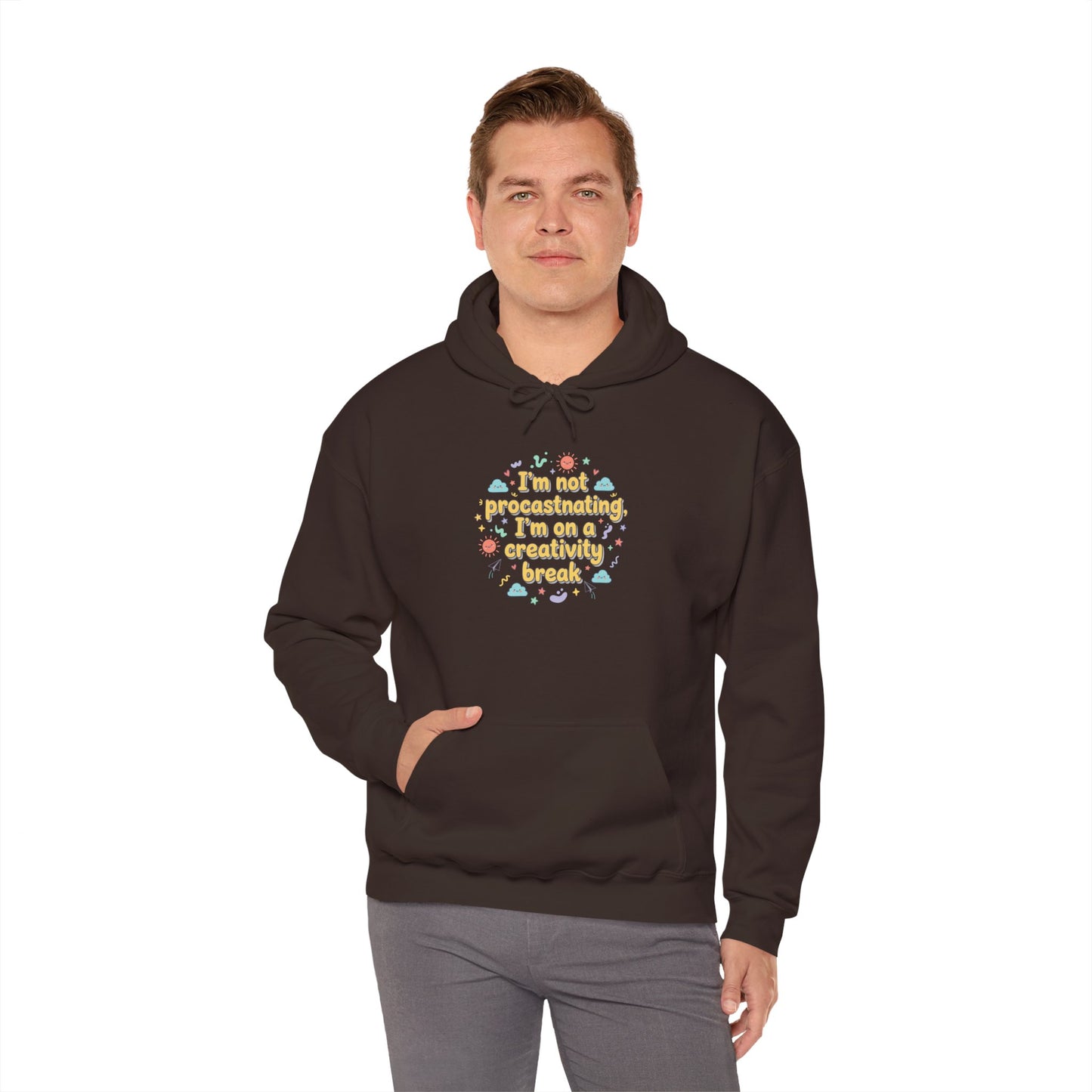 I'm Not Procrastinating Hoodie | Wholesome Sarcasm, tongue-in-cheek humor
