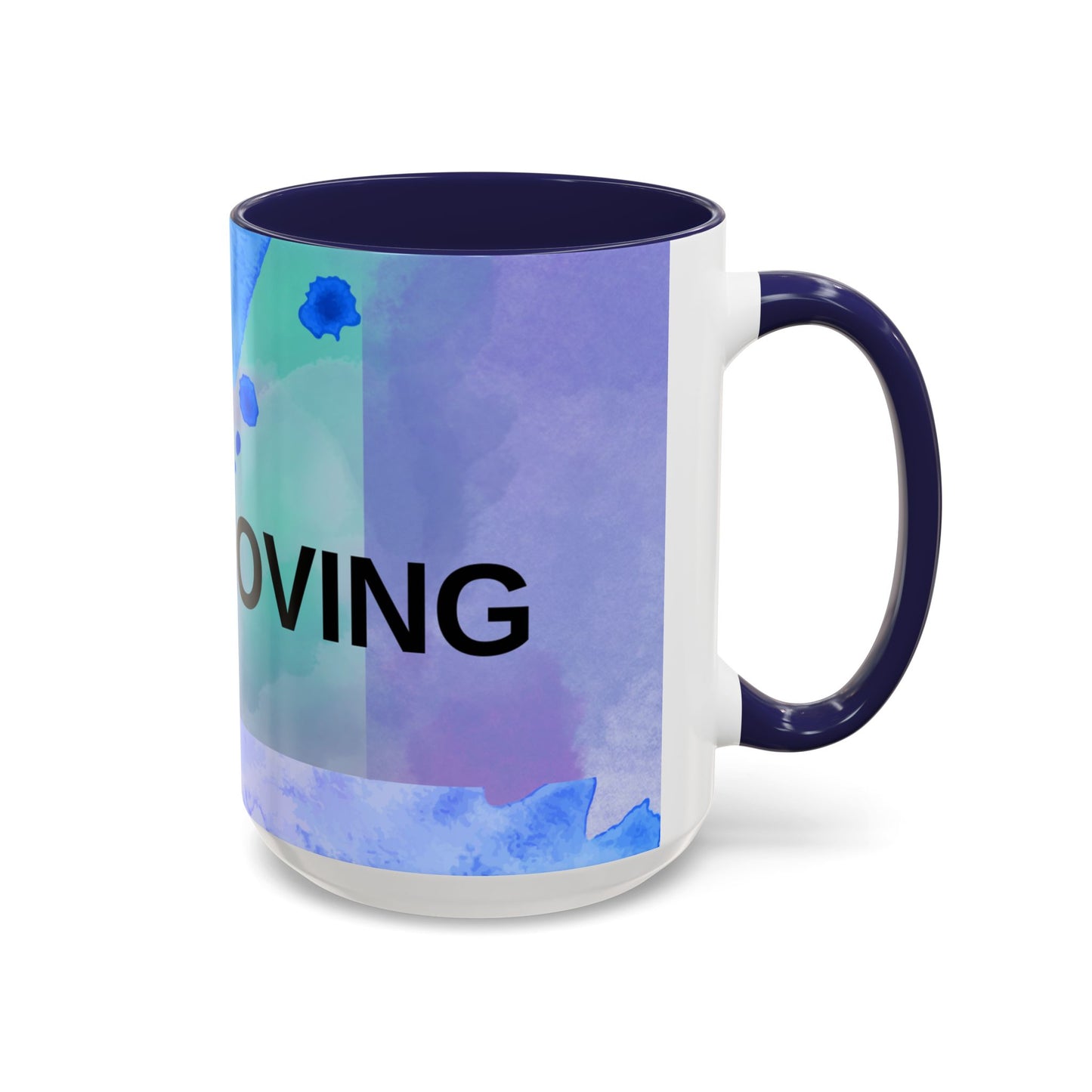 Mug - Abstract Shapes and Calming Colors - Inspirational Morning Coffee Cup