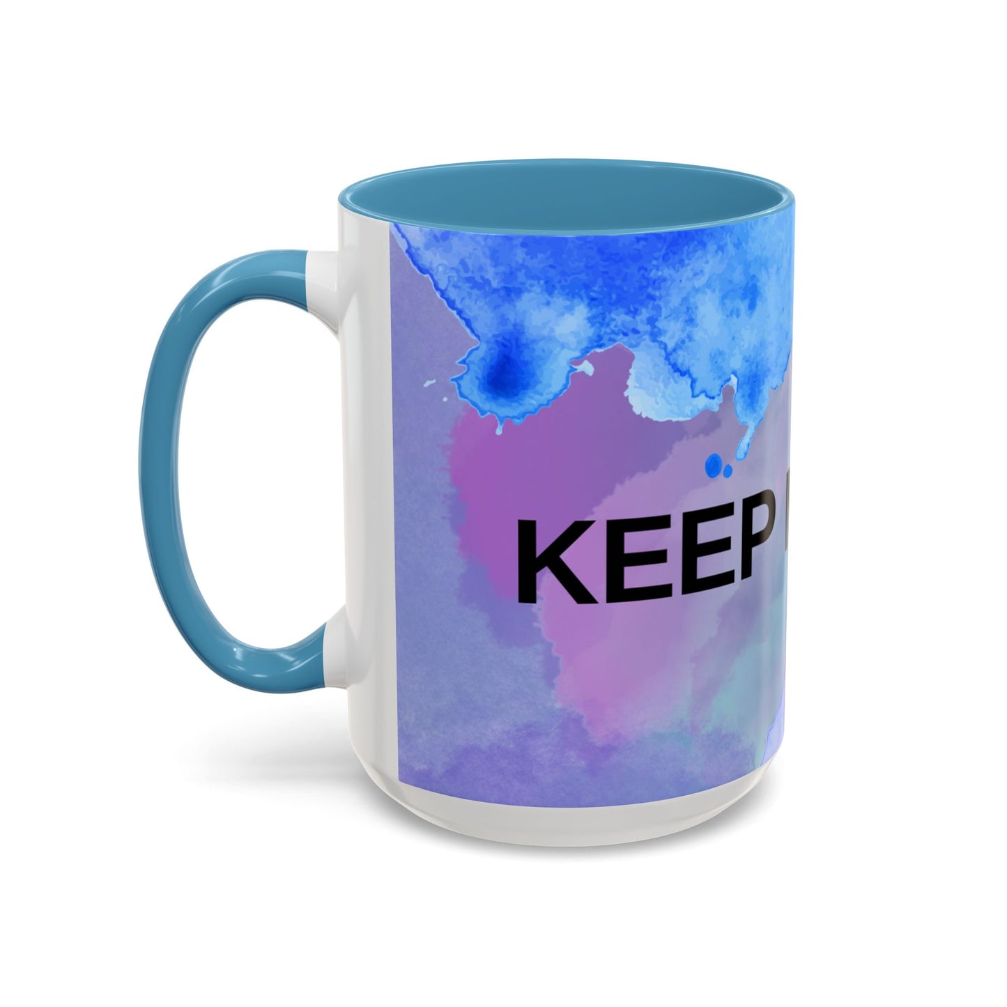 Mug - Abstract Shapes and Calming Colors - Inspirational Morning Coffee Cup