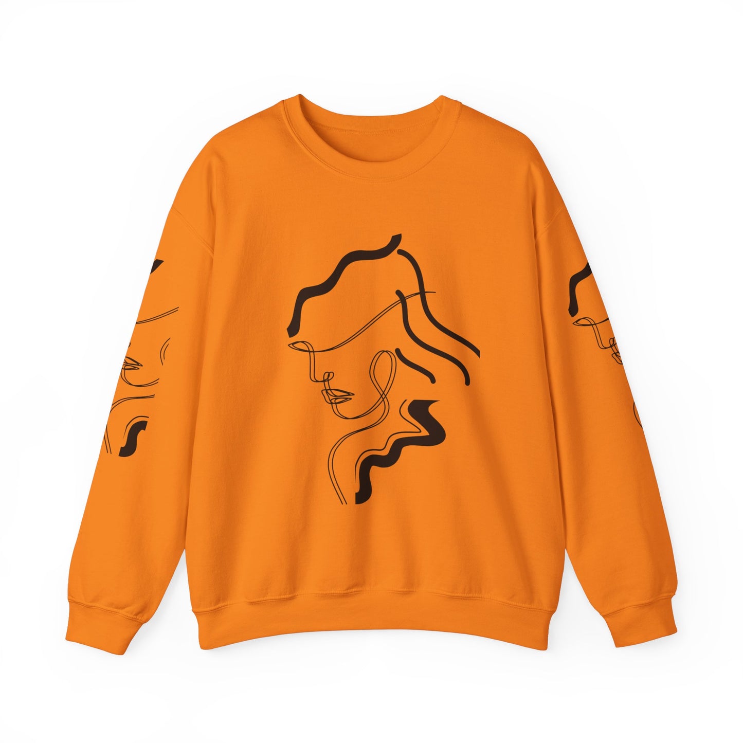 Abstract Line Art Sweatshirt - Minimal and Elegant Design