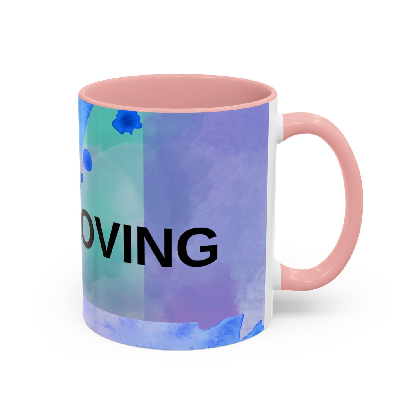 Mug - Abstract Shapes and Calming Colors - Inspirational Morning Coffee Cup