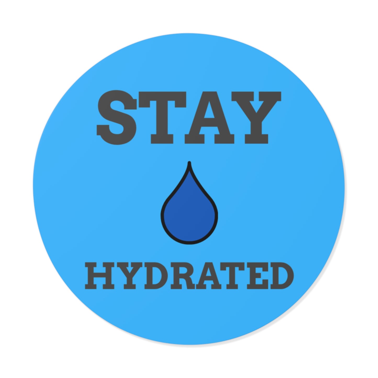 Hydration Reminder Vinyl Stickers - Stay Hydrated Motivational Decals for Water Bottles, Laptops, Journals, Gym Gear, Healthy Lifestyle