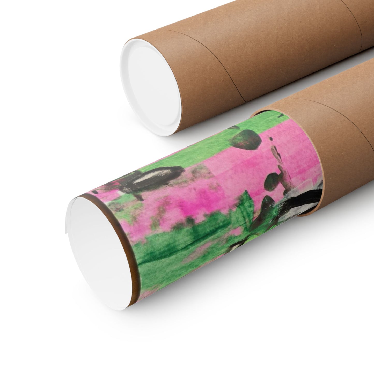 Vertical Poster Enigma Abstract Artwork