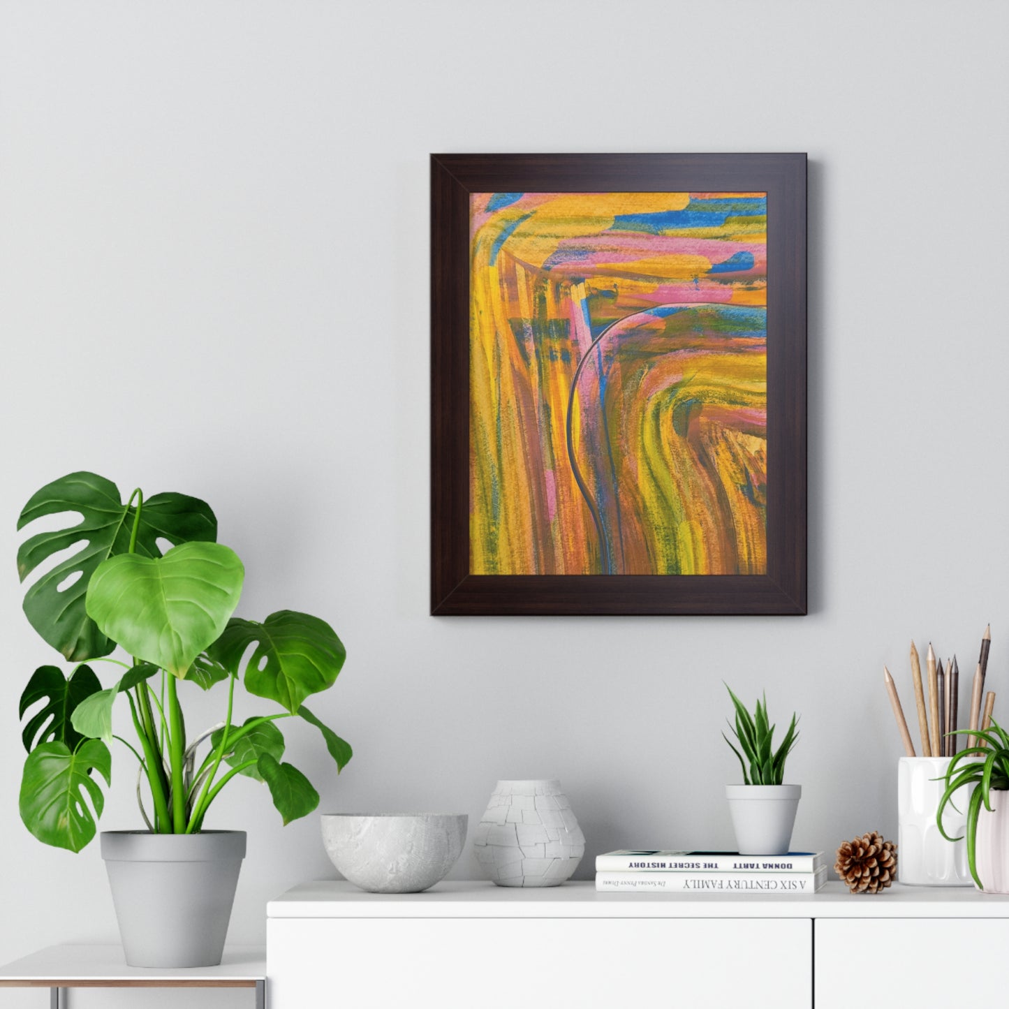 Framed Poster | Abstract art Print | Colorful Abstract | Modern Art Prints| Wall Decor | Wall Art