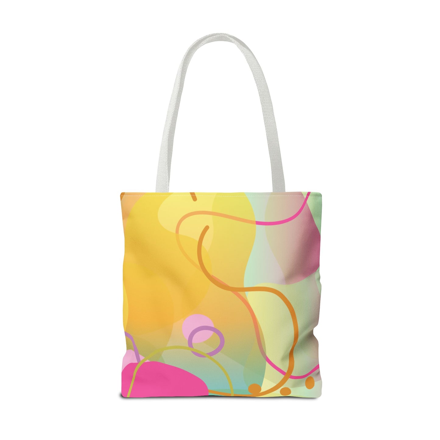 Tote Bag - Fun and Vibrant Digital Abstract Design