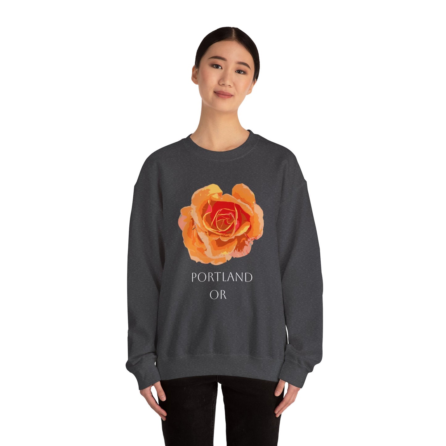 Portland Oregon Rose City Sweatshirt - Crewneck