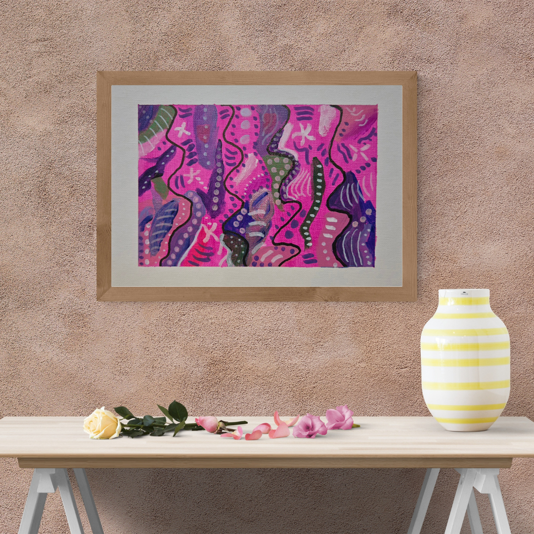 Daphne 9x7 original abstract