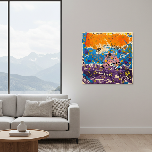 Orange Mountains 8x8