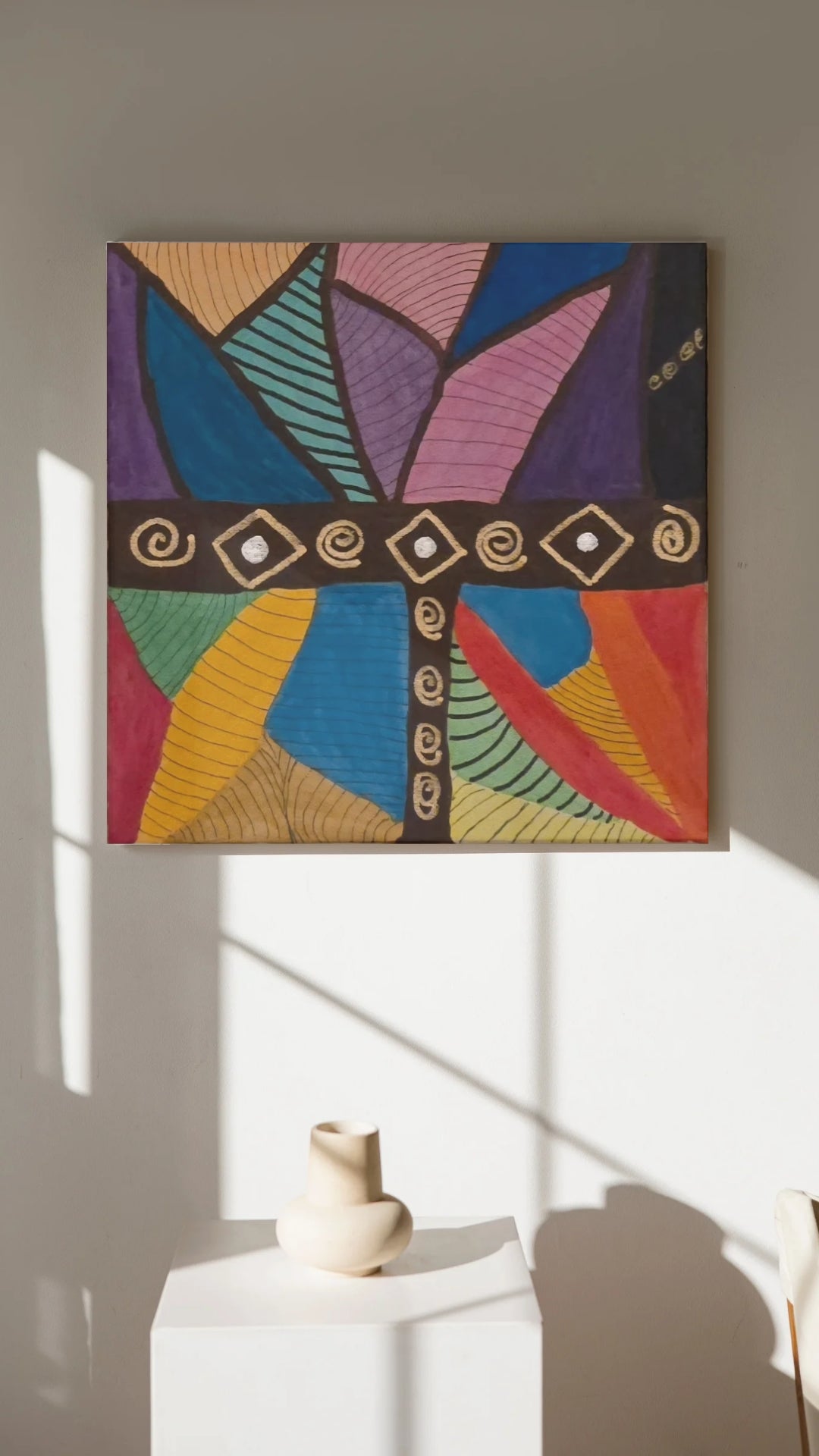 Tribal Bloom 10x10