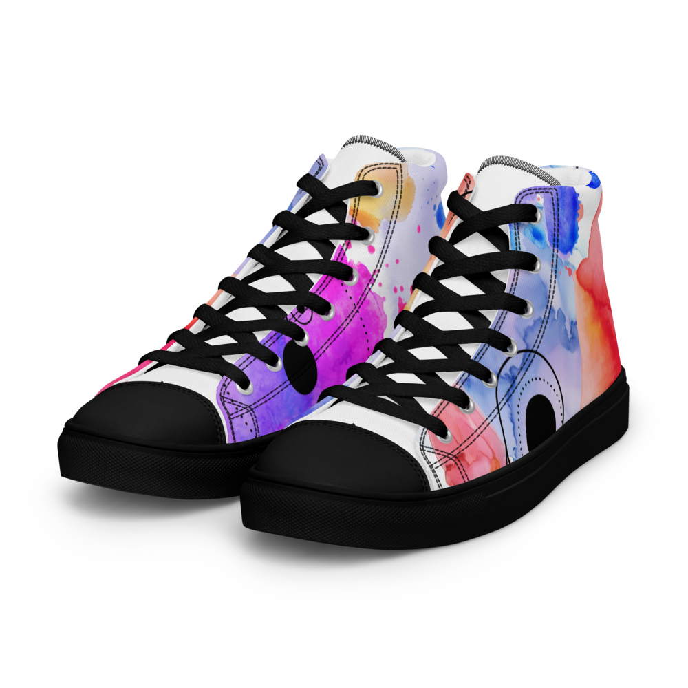 Women’s high top canvas shoes