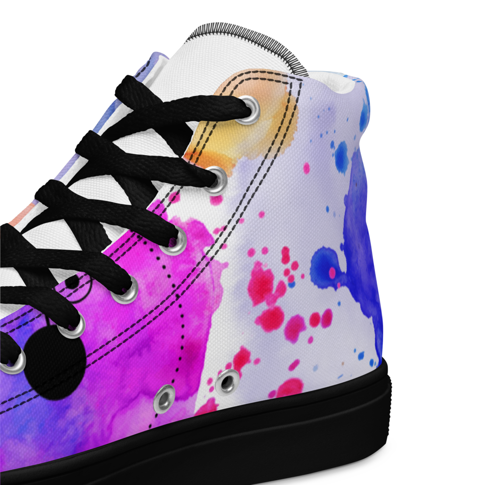 Women’s high top canvas shoes